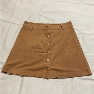 Marine Layer Brown Mini Skirt